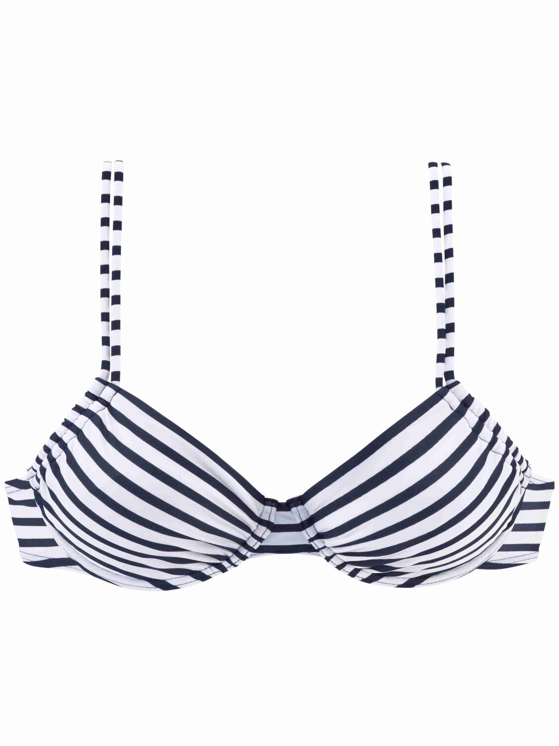 LASCANA Bikini-BH Cup F Summer Farbe Black-White