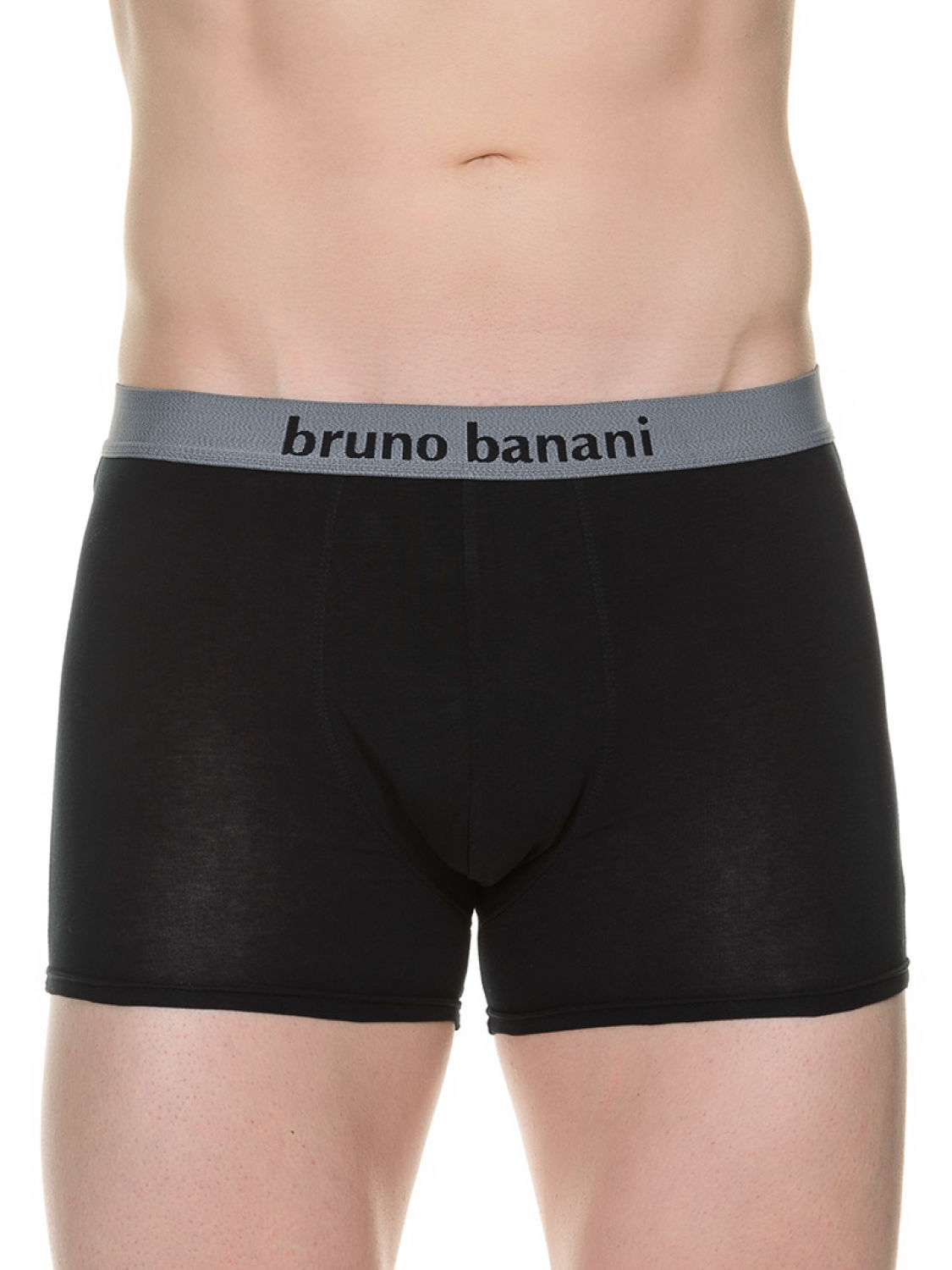 Bruno Banani Flowing 2Pack Short schwarz / grau