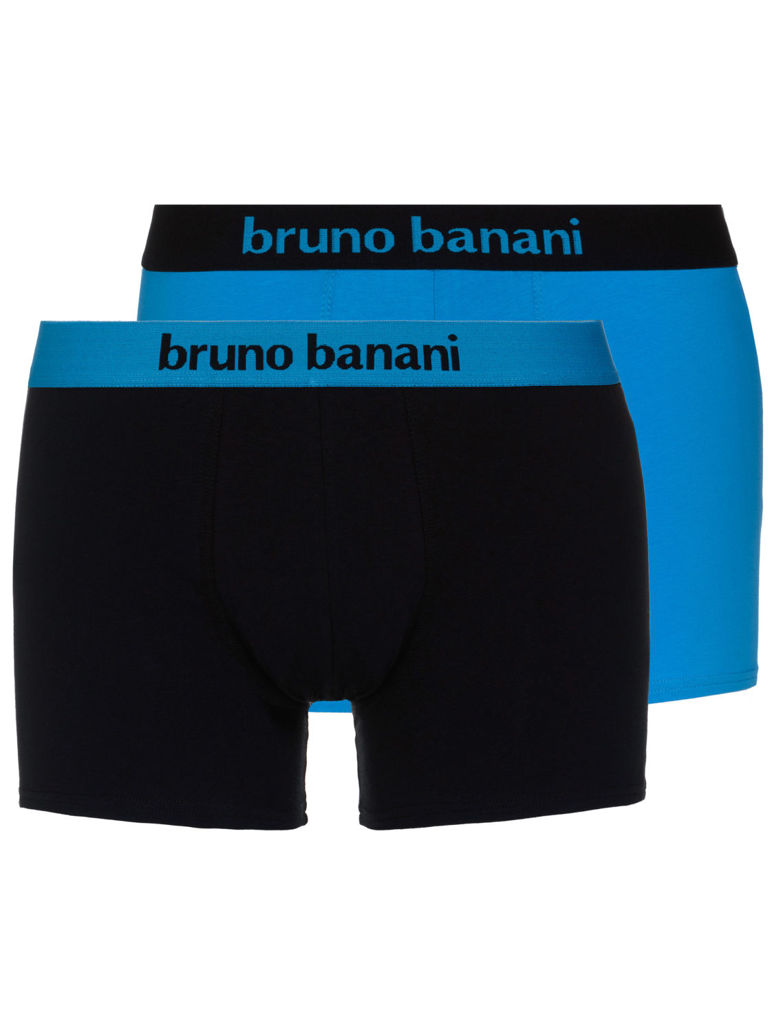 Bruno Banani Flowing 2Pack Short blau/schwarz