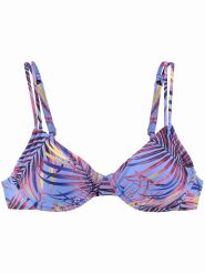  LASCANA Bikini-BH Cup E Breese Farbe Skyblue Print