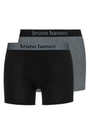  Bruno Banani Flowing 2Pack Short schwarz / grau