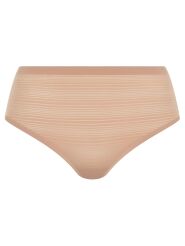  Chantelle High Waist Tanga ONE SIZE SoftStretch Stripes Farbe Clay Nude
